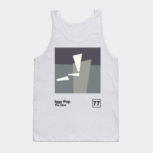 The Idiot / Minimalist Style Graphic Poster Design Tank Top